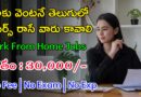 మాకు వెంటనే తెలుగు రాసేవారు కావాలి | Latest Work From Home Jobs | AI Telugu WFH Jobs